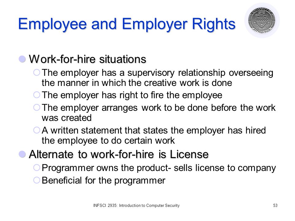 Employee and employer rights